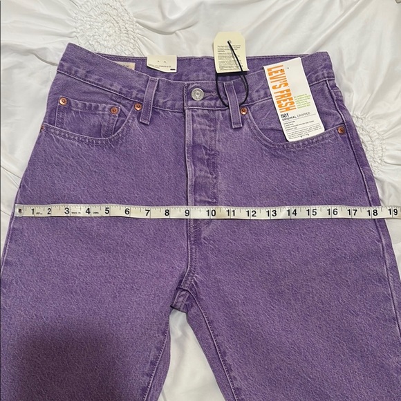 Levi's Purple Ankle & Cropped Jeans - Picture 11 of 13